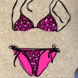 Victoria’s Secret PINK Leopard Swim Suit Set